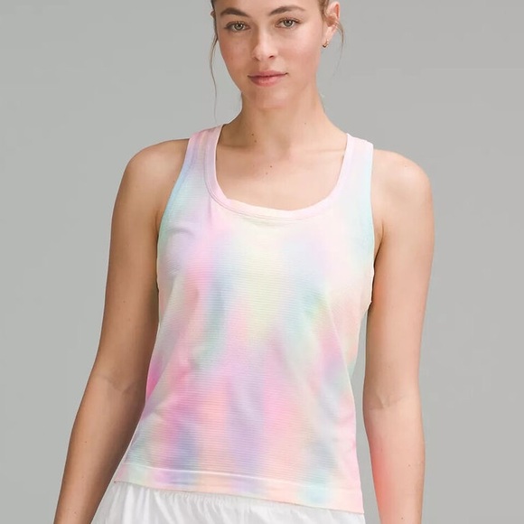 🌈🦄 RARE NWT Lululemon Swiftly Tech Racerback Tank Psychedelic 4 - Picture 3 of 11